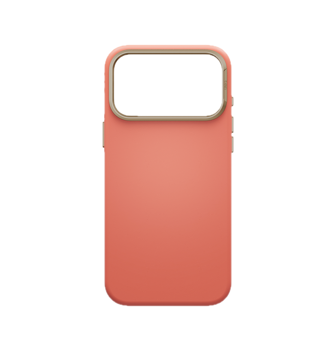 UNIQ Lyden Vegan Leather Case for iPhone 18 Pro Max â?? Aluminum Bezel, MagSafe Compatible