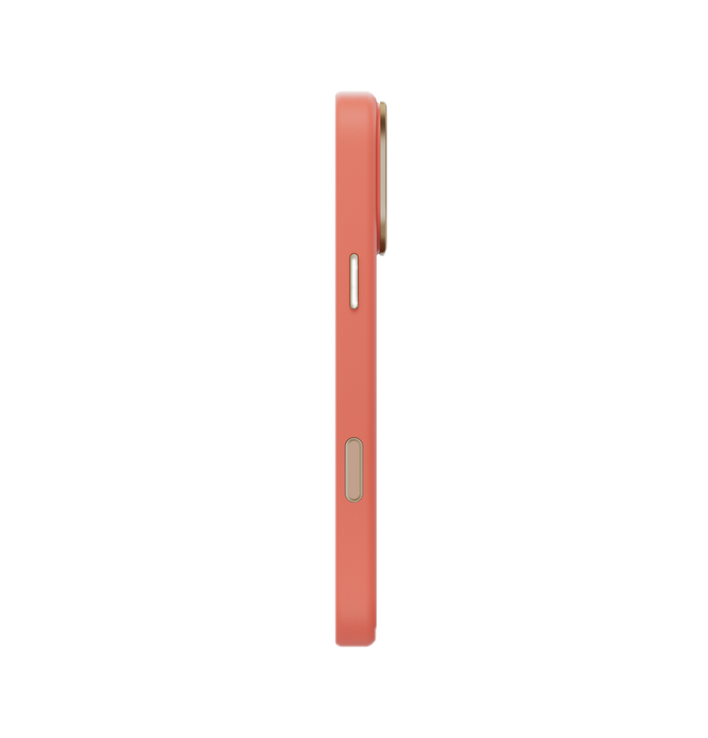 UNIQ Lyden Vegan Leather Case for iPhone 18 Pro Max â?? Aluminum Bezel, MagSafe Compatible