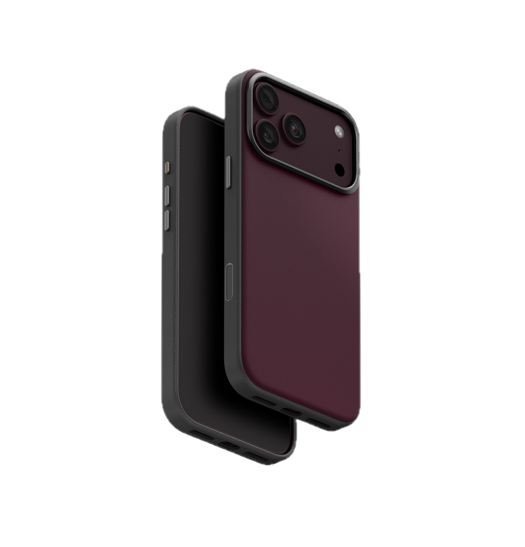 UNIQ Lyden Vegan Leather Case for iPhone 18 Pro â€“ Aluminum Bezel, MagSafe Compatible