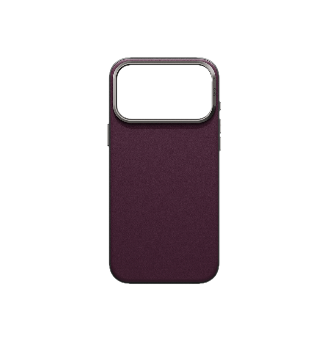 UNIQ Lyden Vegan Leather Case for iPhone 18 Pro Max â?? Aluminum Bezel, MagSafe Compatible