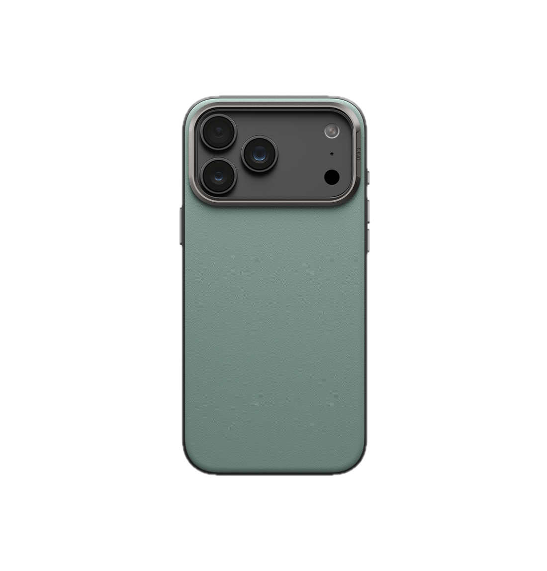 UNIQ Lyden Vegan Leather Case for iPhone 18 Pro Max â?? Aluminum Bezel, MagSafe Compatible