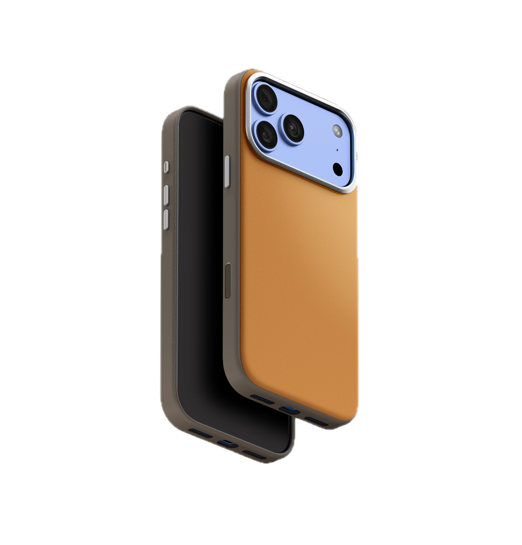 UNIQ Lyden Vegan Leather Case for iPhone 18 Pro Max â?? Aluminum Bezel, MagSafe Compatible