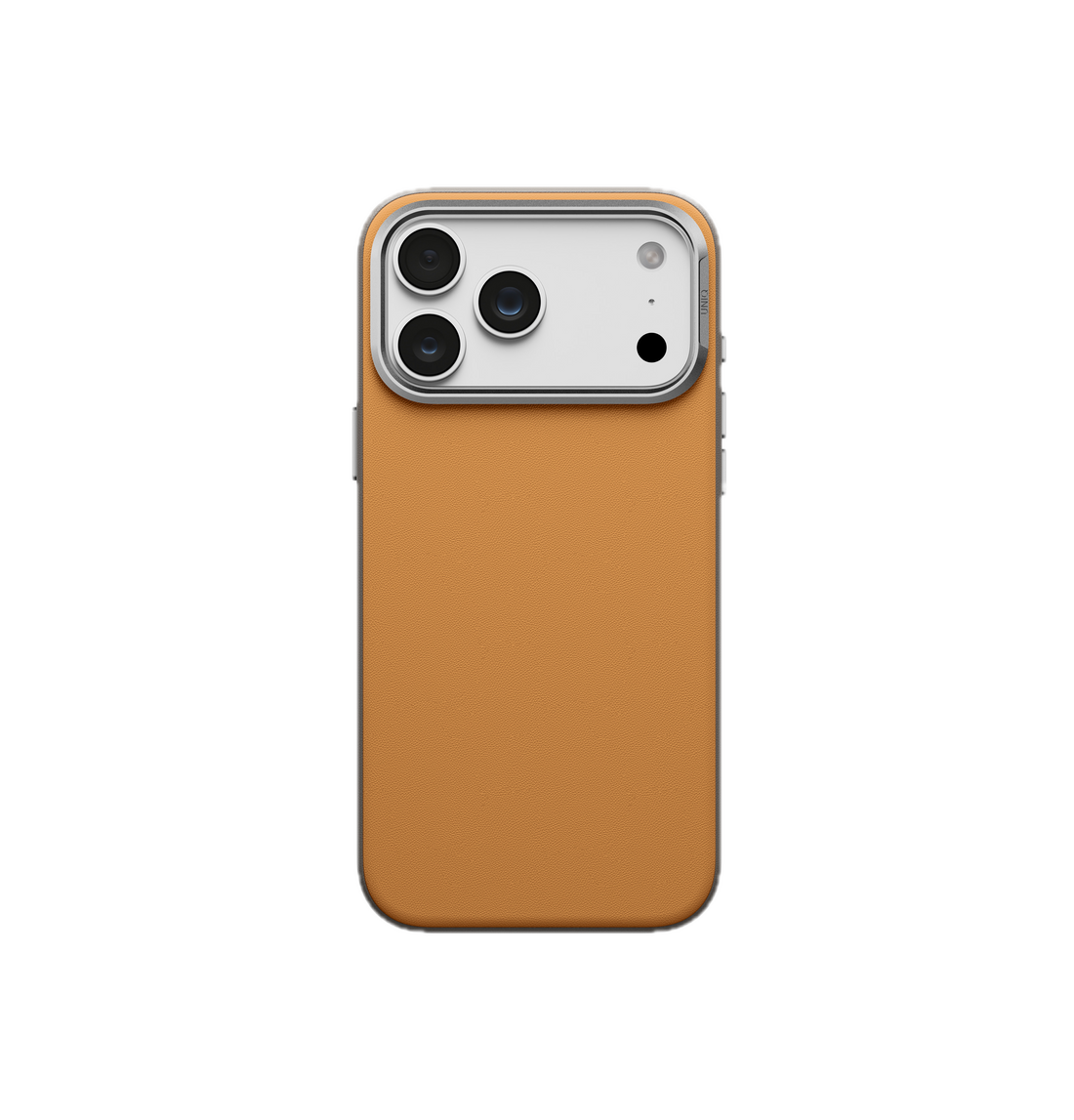 UNIQ Lyden Vegan Leather Case for iPhone 18 Pro Max â?? Aluminum Bezel, MagSafe Compatible