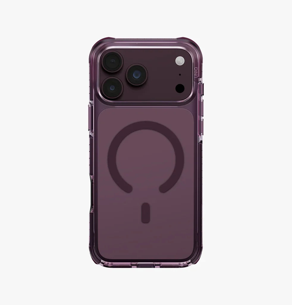 UNIQ COMBAT Rugged Protective Case with Triple-Layer Impact Protection for iPhone 18 Pro Max | Deep Burgundy
