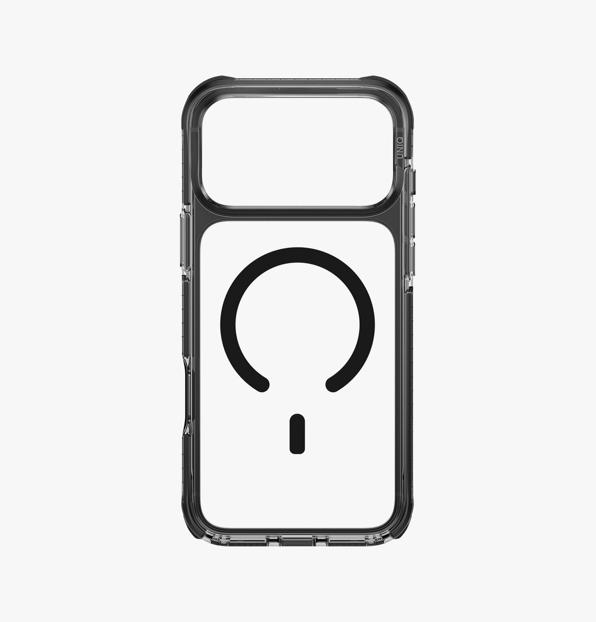 Uniq Hybrid Combat Rugged Case With Triple-Layer Impact Shield  Case For Iphone 18 Pro Max Carbon