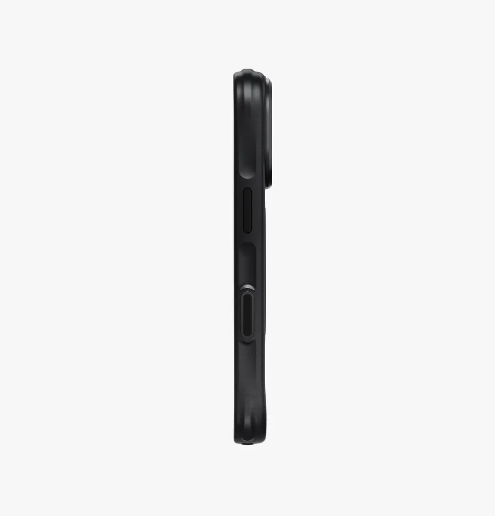 UNIQ KEVA MOV Premium Aramid MagSafe Protective Case with 360° Rotating Kickstand for iPhone 18 Pro & 18 Pro Max |  Carbon Black