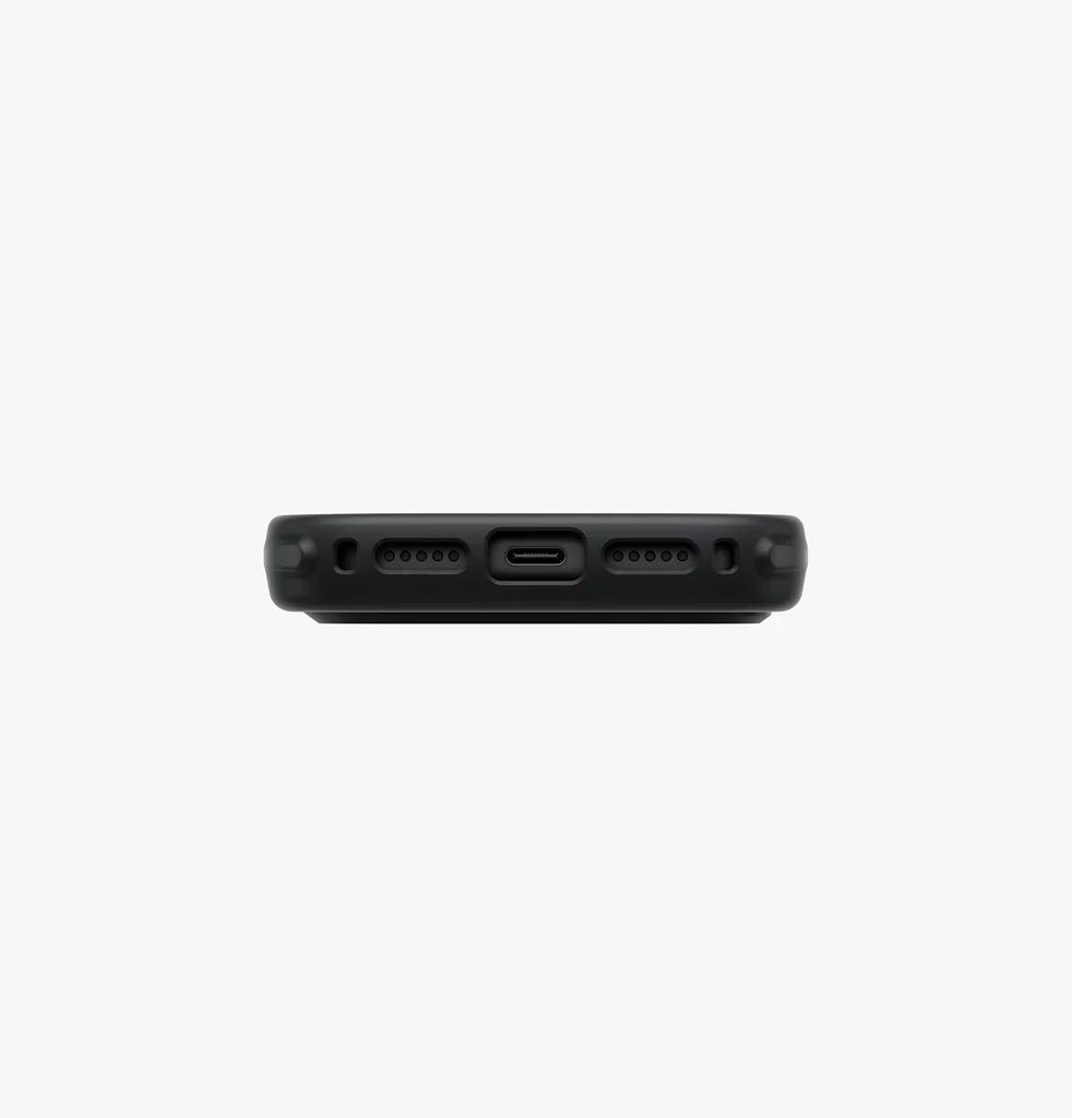 UNIQ KEVA MOV Premium Aramid MagSafe Protective Case with 360° Rotating Kickstand for iPhone 18 Pro & 18 Pro Max |  Carbon Black
