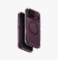 UNIQ SWIXVIX Hybrid MagSafe Case with 360° Kickstand for iPhone 18 Pro Max | Deep Burgundy