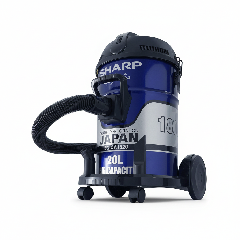 Sharp 20L 1800W Drum/Barrel 100% Copper Motor Vacuum Cleaner