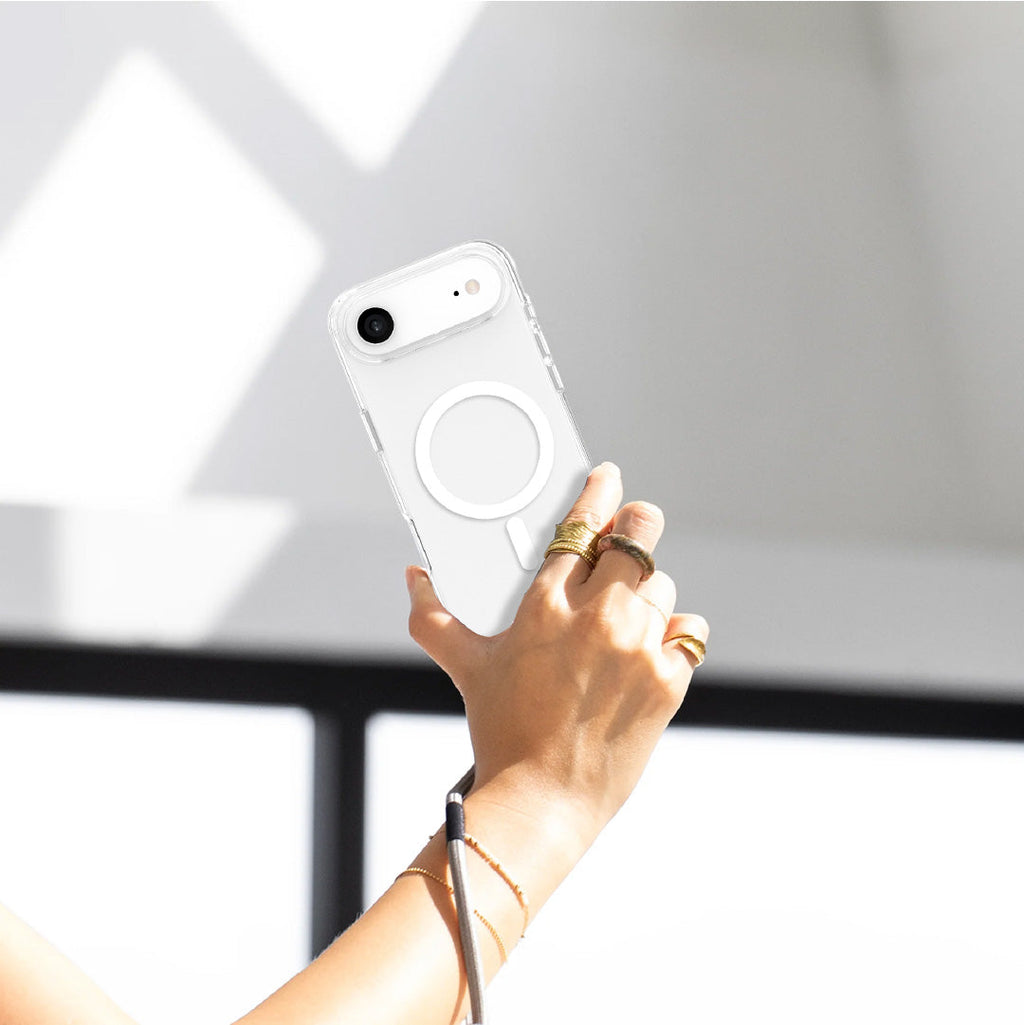 LZEL Magnexo Clear Case for iPhone Air | Crystal Clear