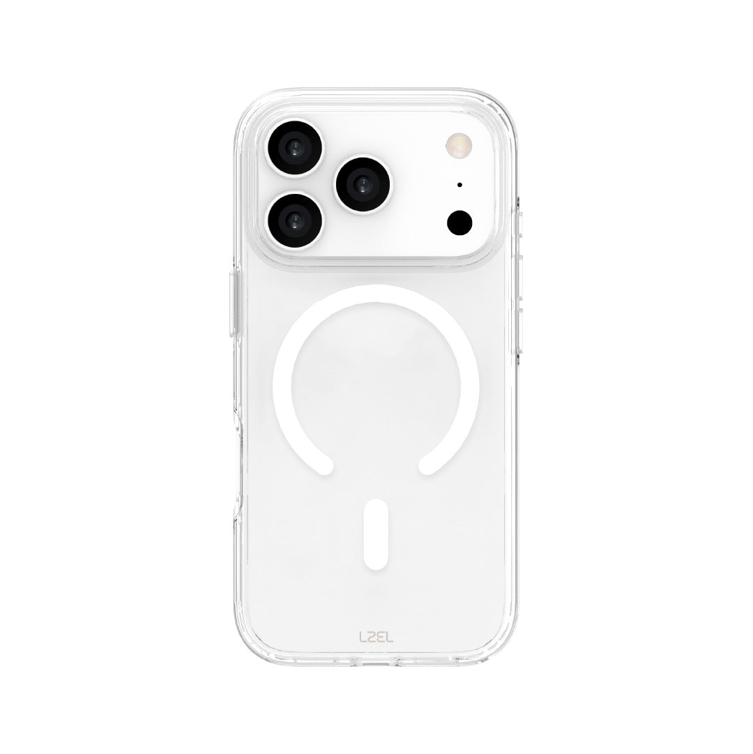 LZEL Magnexo Clear Case for iPhone 17 Pro | Crystal Clear