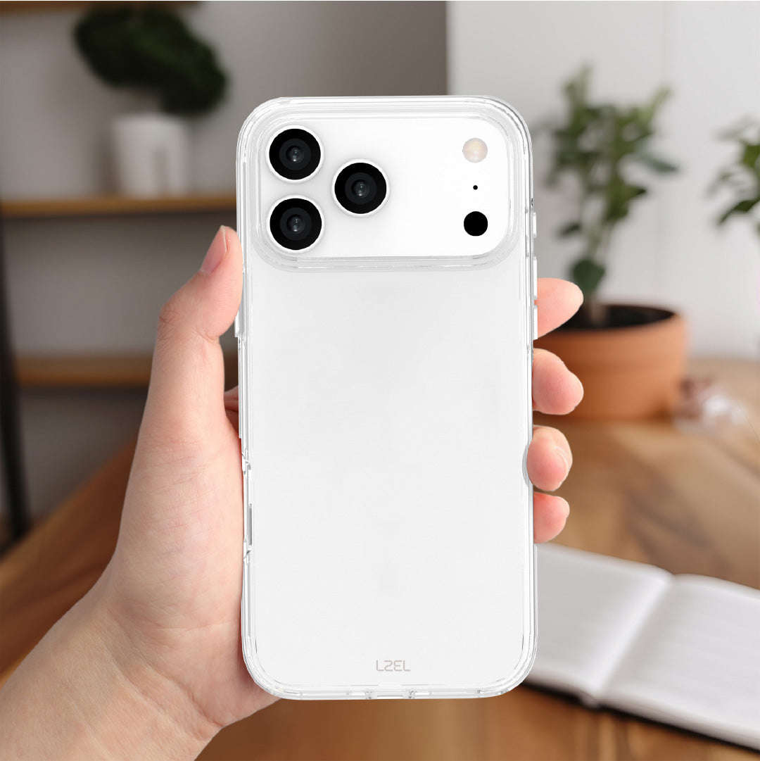 LZEL Nexo Clear Case for iPhone 17 Pro | Crystal Clear