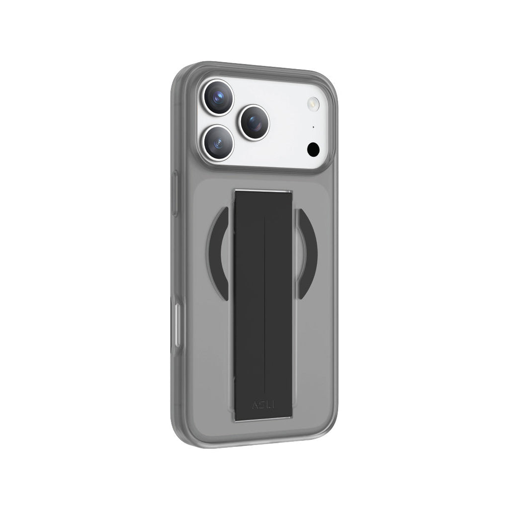 Asli Global MagTrox Grip Pro Liquid Silicone Soft Grip MagSafe Case for iPhone 17 Pro Max | Black