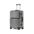 90 Percent 4 Wheels Abs Aluminum Frame 20 Inch Suitcase | Dark Gray