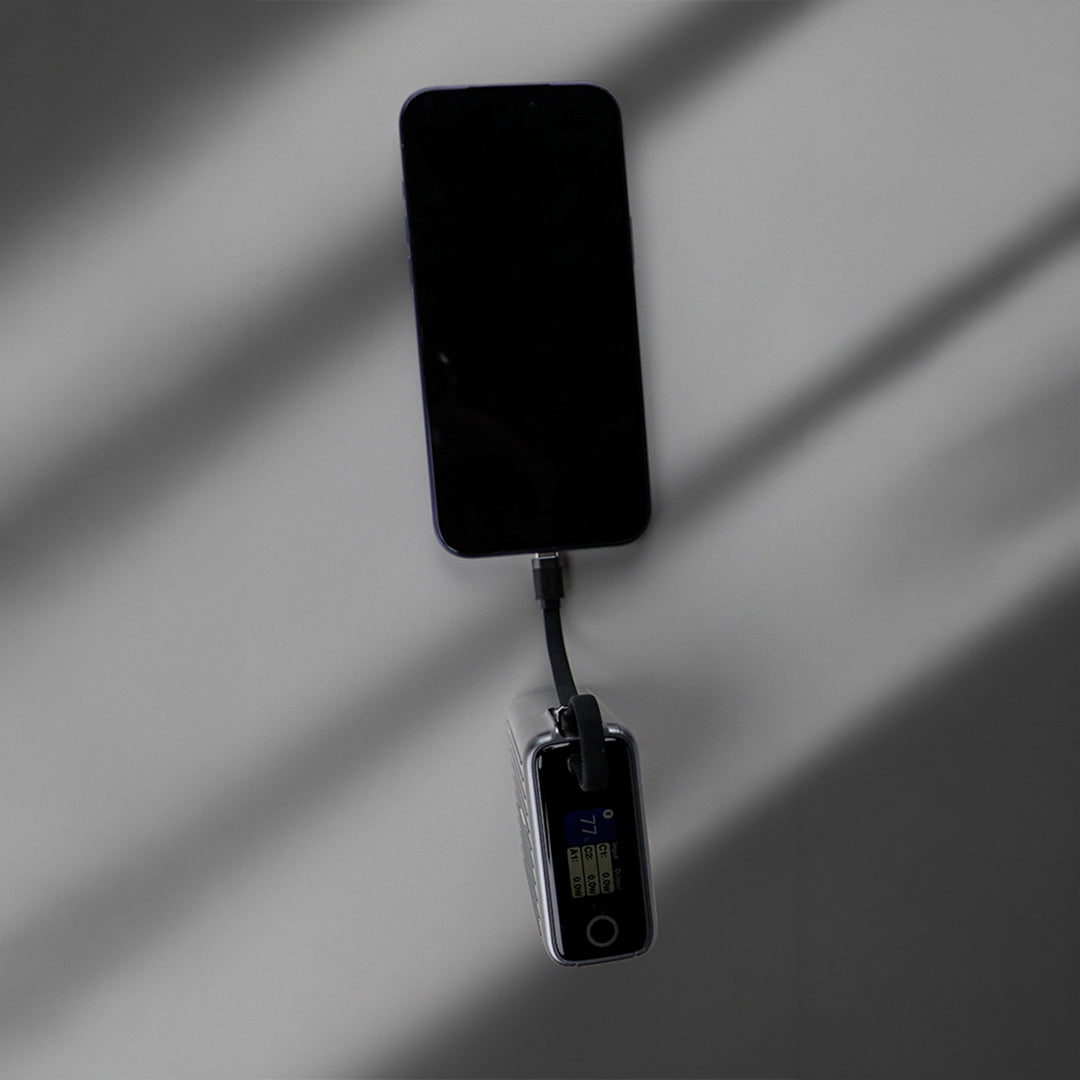 LZEL Neurode Sync 20000Mah Pd3.0 & Qc3.0| 65W |Built-In-Usb-C Cable Pd Power Bank