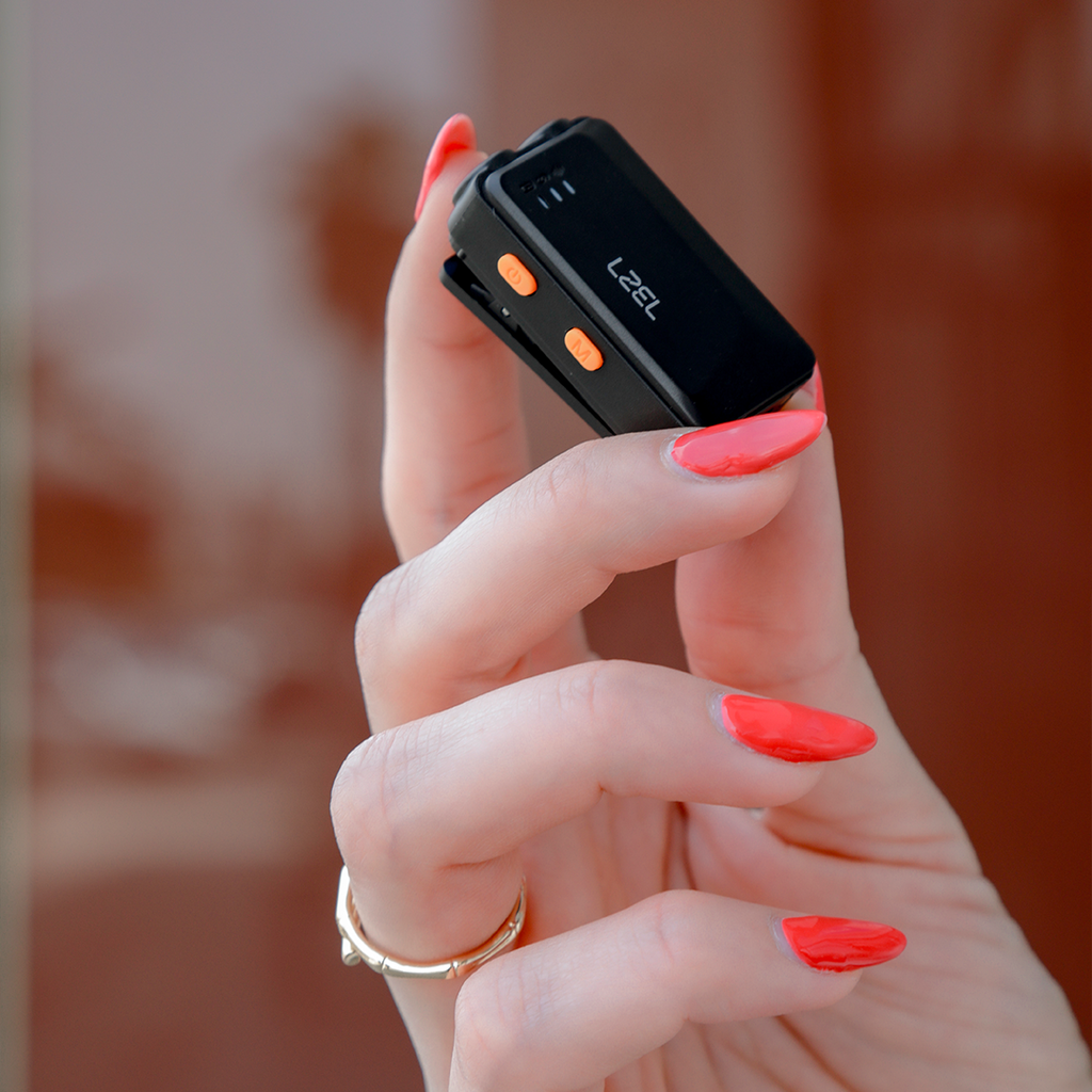 LZEL 2.4 GHz Wireless Microphone – Portable, AI Noise Reduction, 48 kHz High-Fidelity Audio