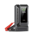 LZEL EnergizeIgnite Air 12000mAh 12V Car Jump Starter with LED Flashlight & Tire Inflator | Gray/Black