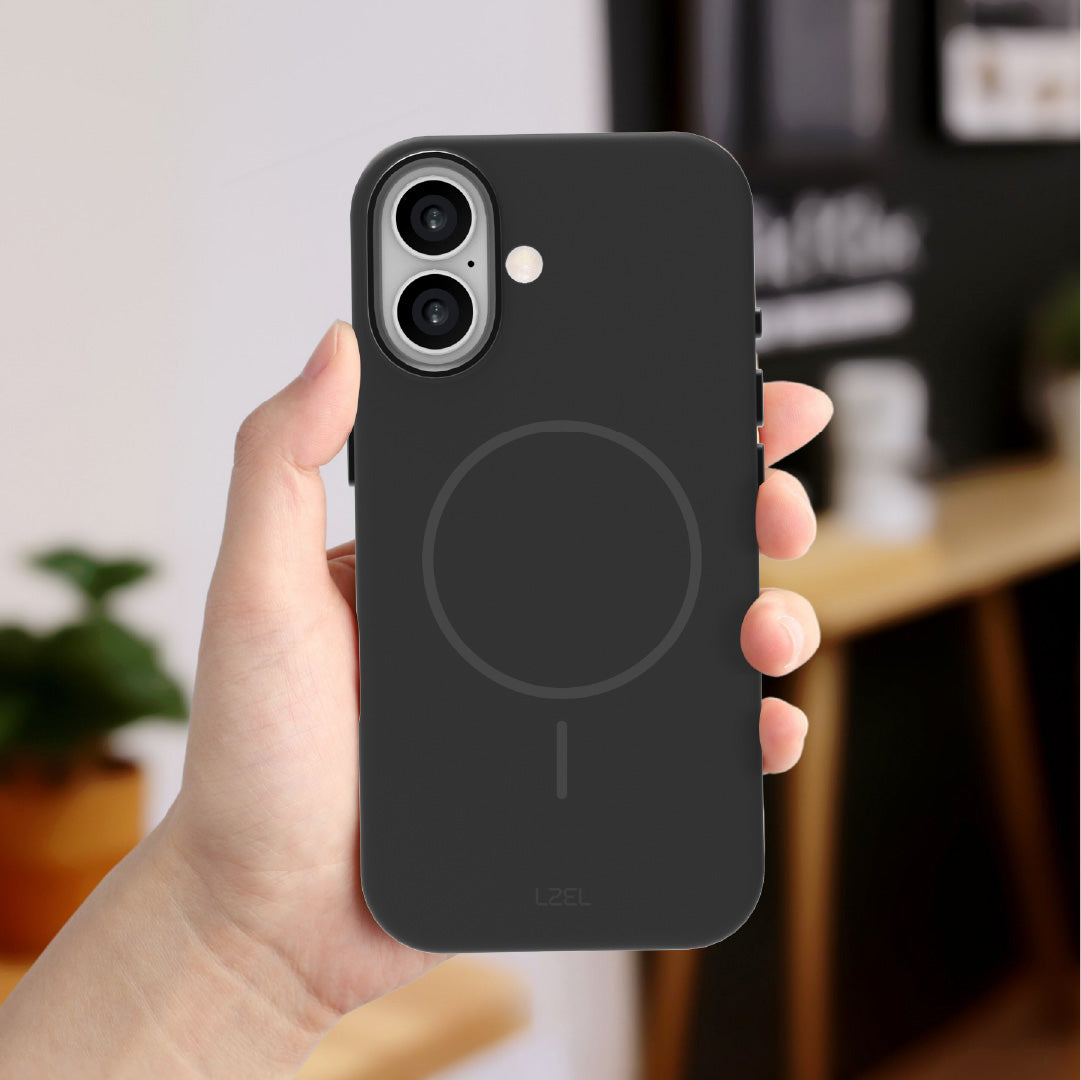 LZEL Magnexin Silicone Case for iPhone 17 | Black