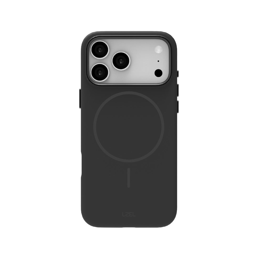 LZEL Magnexin Silicone Case for iPhone 17 Pro | Black