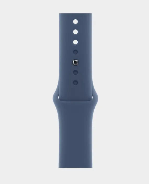 Apple Watch SE GPS 40mm Silver Aluminum Case with Denim Sport Band - S/M