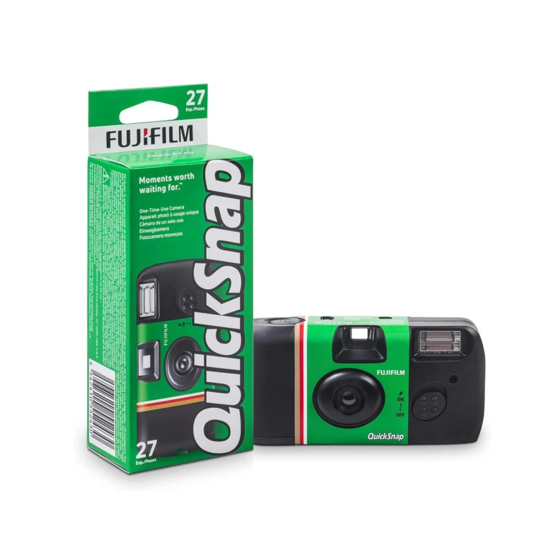 Fujifilm QuickSnap Flash 400 One-Time-Use Camera - 27 Exposures