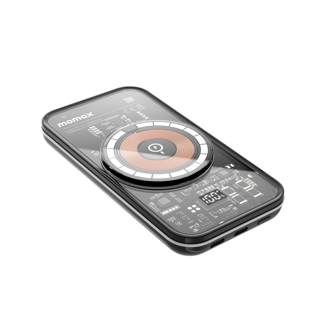 Momax Q.mag Power 13 10000 Magnetic Wireless Battery Pack | Black