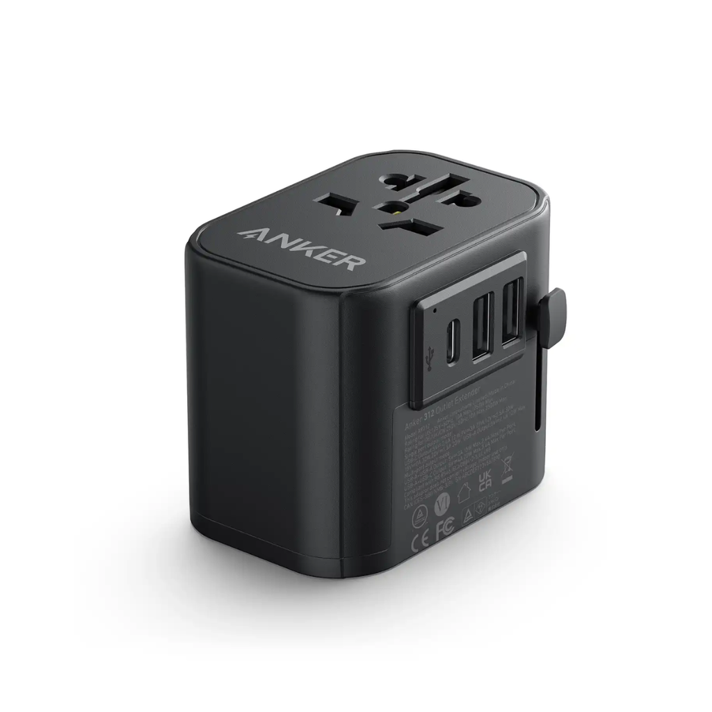 Anker 312 Outlet Extender(30W) | Black