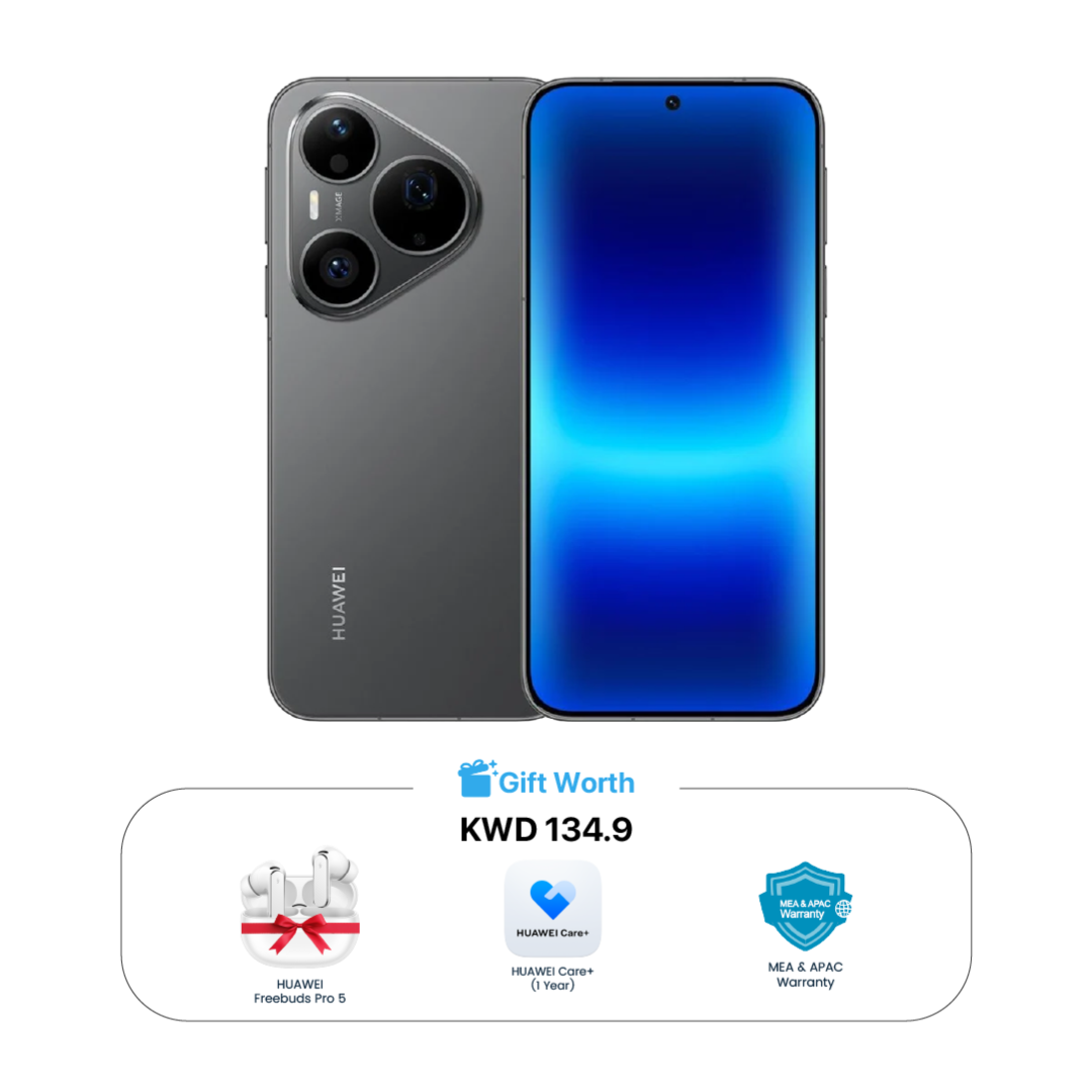 Huawei Pura 90S Pro Smartphone – 5G+, Dual SIM, 12GB RAM, 256GB, 6.6-inch OLED 120Hz Display + Bundle Offer | Black