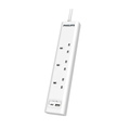 Philips CHP4131WB/89 Power Multiplier – USB-A & USB-C, 3m Cable