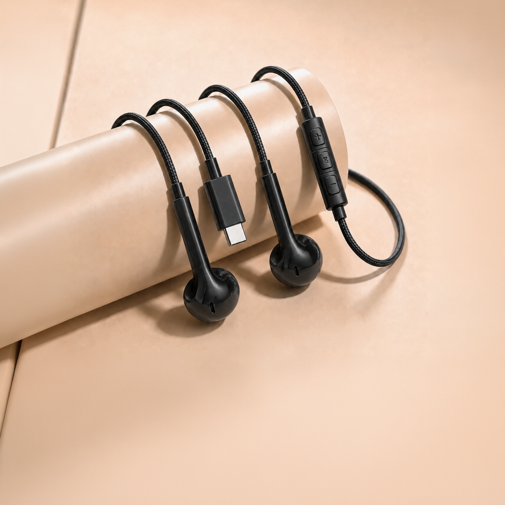 aslitec Soundpod Elite Premium Wired Dual Sound USB-C Earphones