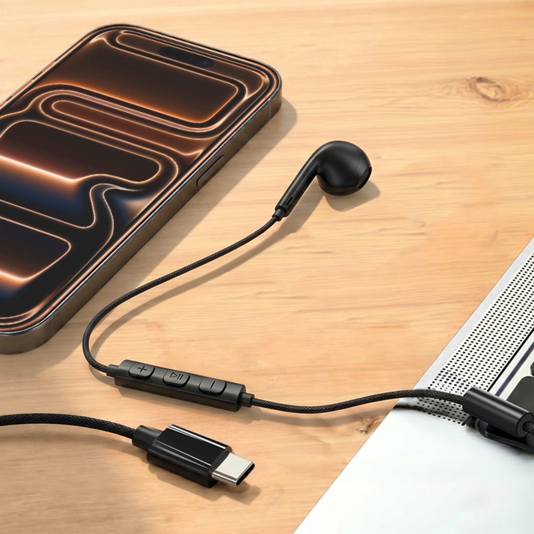 aslitec Soundpod Elite Premium Wired Single Sound USB-C Earphones