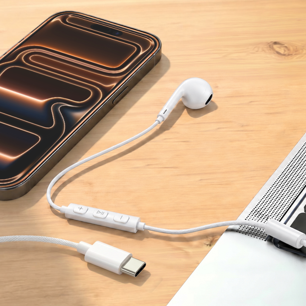 aslitec Soundpod Elite Premium Wired Single Sound USB-C Earphones