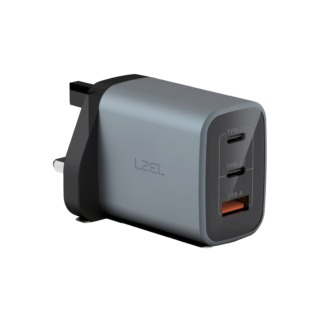 LZEL VoltixCharger 67W 3 Port GaN Wall Charger