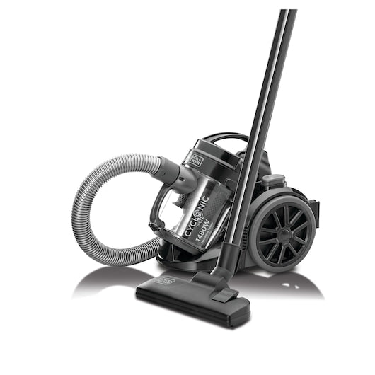 Black & Decker 1400W Bagless Multicyclonic Canister Vacuum Cleaner | Black