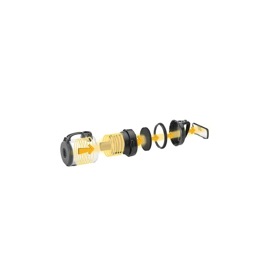 Black & Decker 1400W Bagless Multicyclonic Canister Vacuum Cleaner | Black