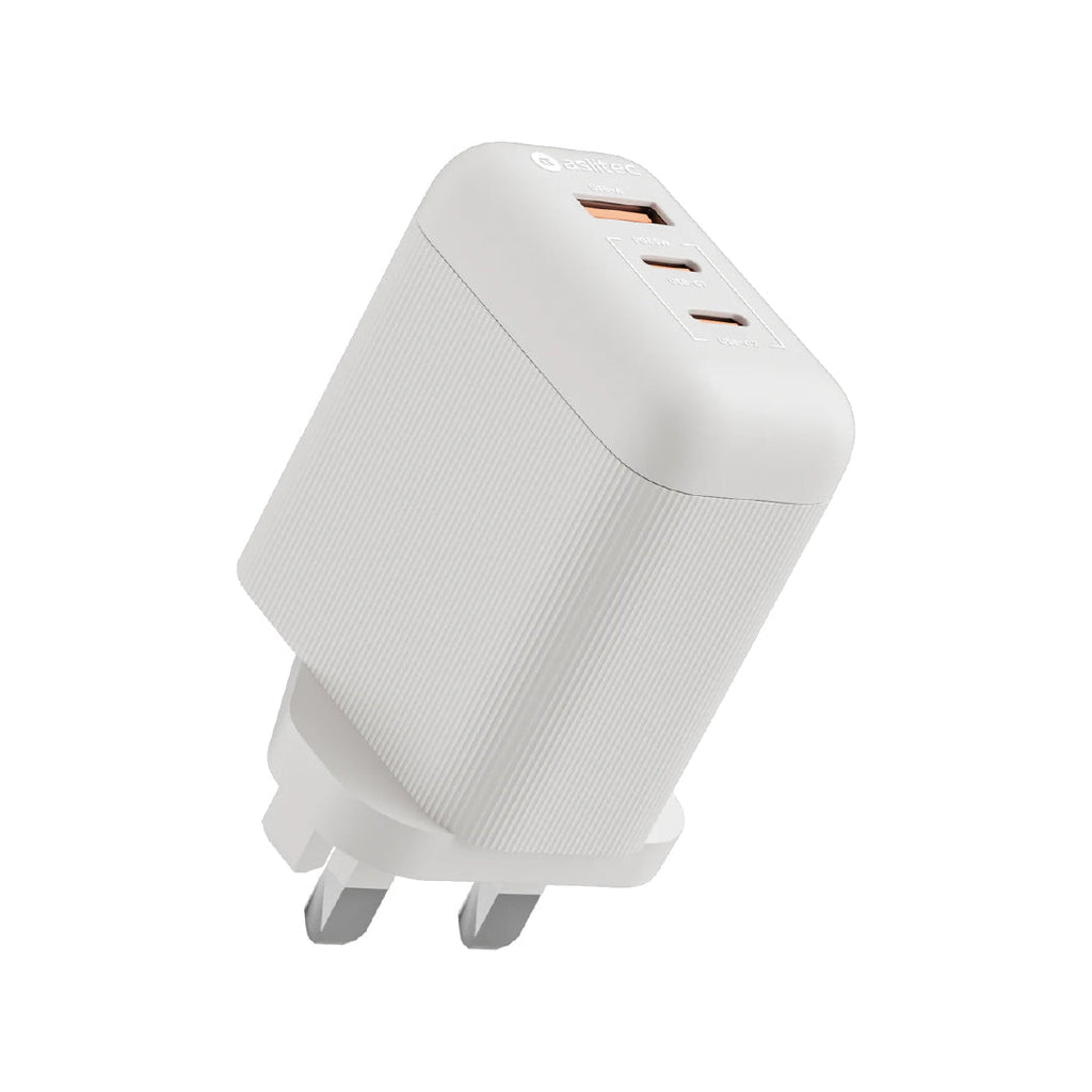 aslitec VexoraGaN 65W â Compact GaN Charger, USB-A  Dual USB-C Triple Ports