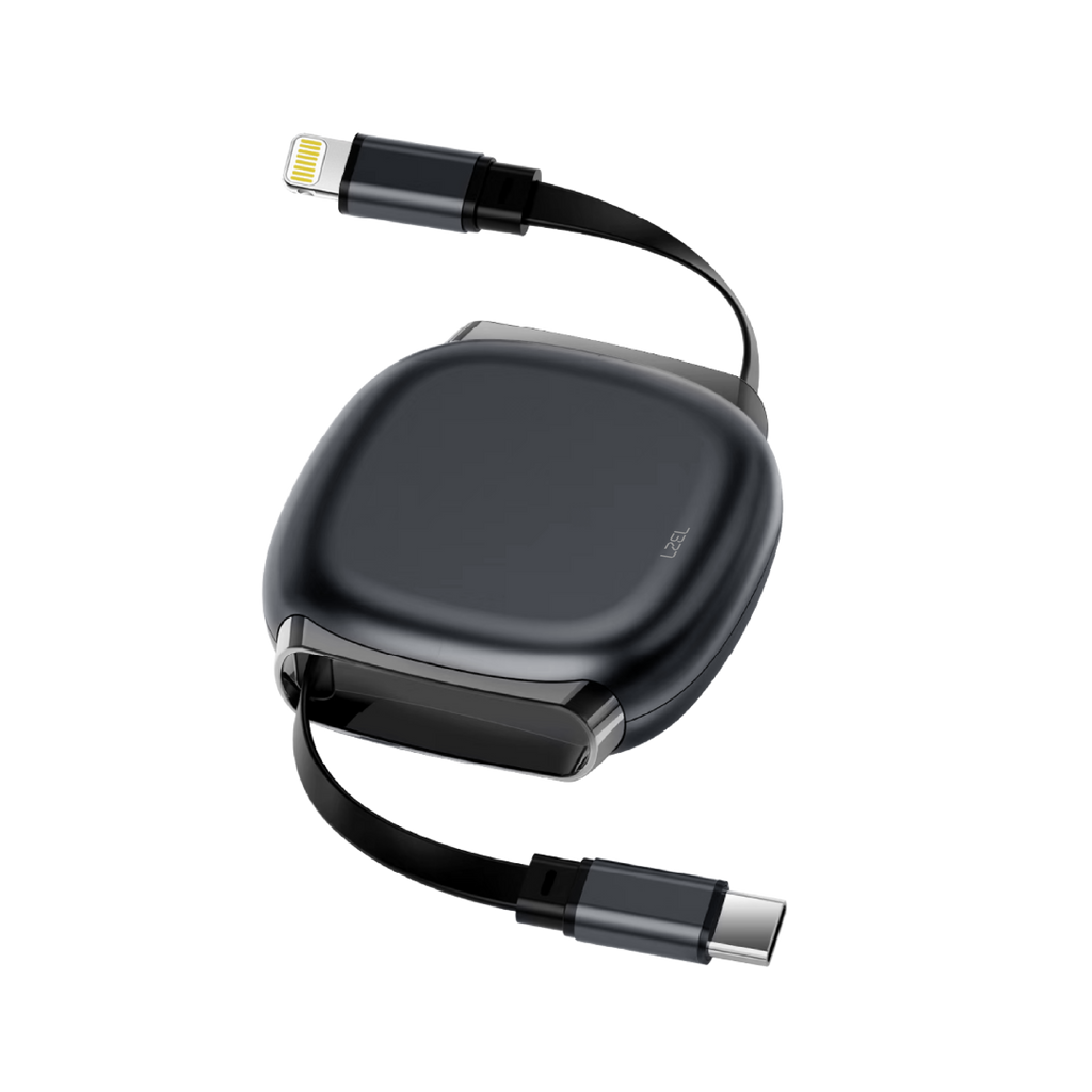LZEL Fluxlink L Usb-C & Lightning 27W Fast Charging Cable With Data Transfer | Black