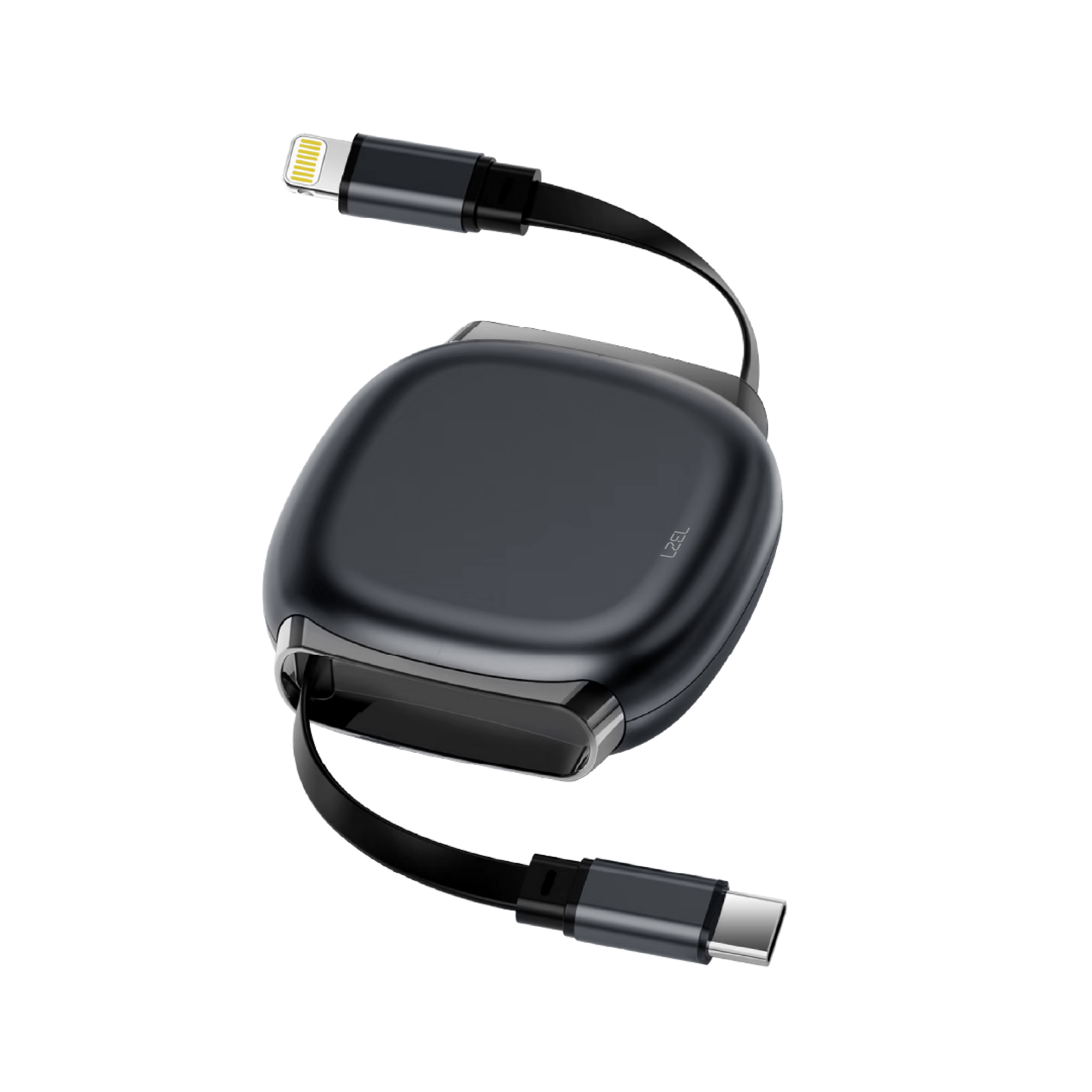 LZEL Fluxlink L Usb-C & Lightning 27W Fast Charging Cable With Data Transfer | Black