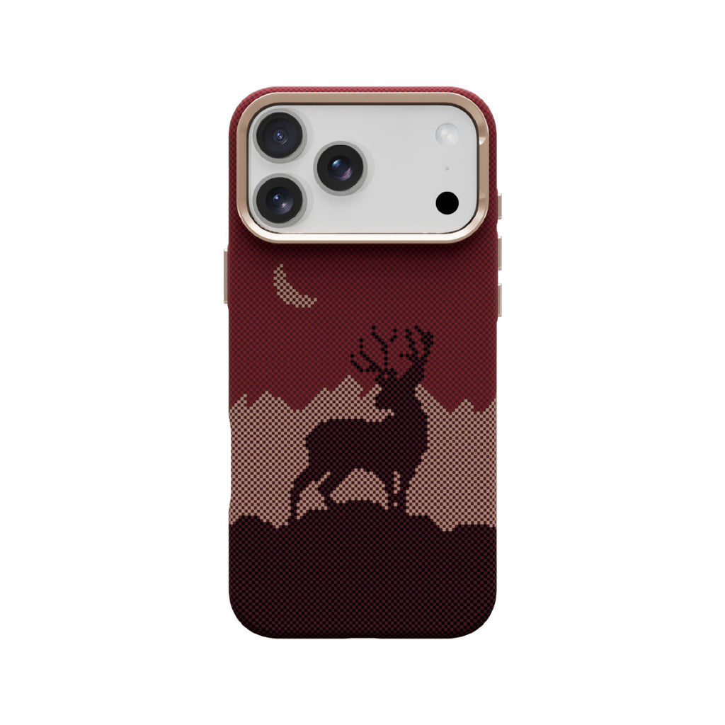 LZEL MagCarbon Deer Cover for iPhone 17 Pro