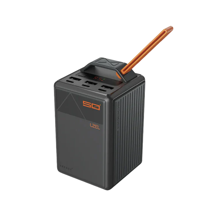 LZEL Zenoflex Ultra Surge 50000mAh PD Power Bank | PD3.0 & QC3.0 | 100W Max | Triple Type-C  Triple USB-A