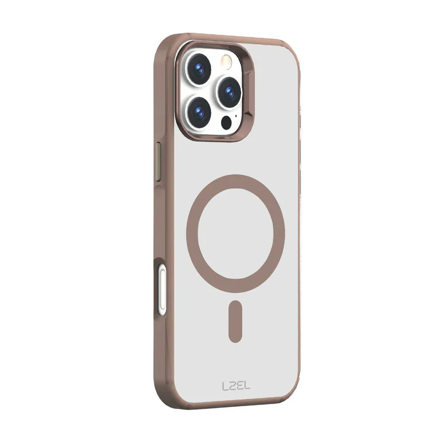 LZEL iPhone 16 Pro Max Mag Fusion Prime Clear Matt With MagSafe