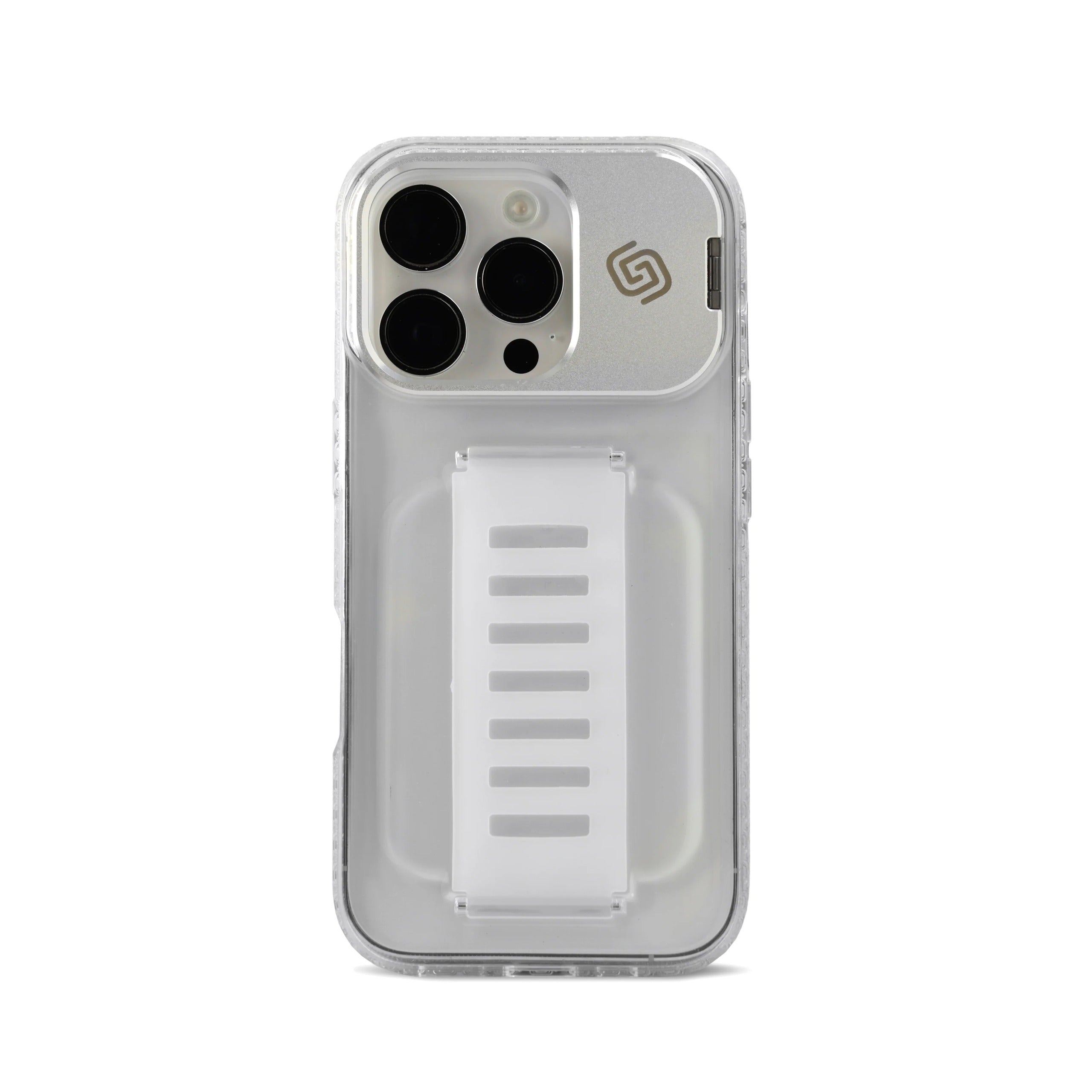 Grip2U iPhone 16 Pro Boost Case with Kickstand | Clear