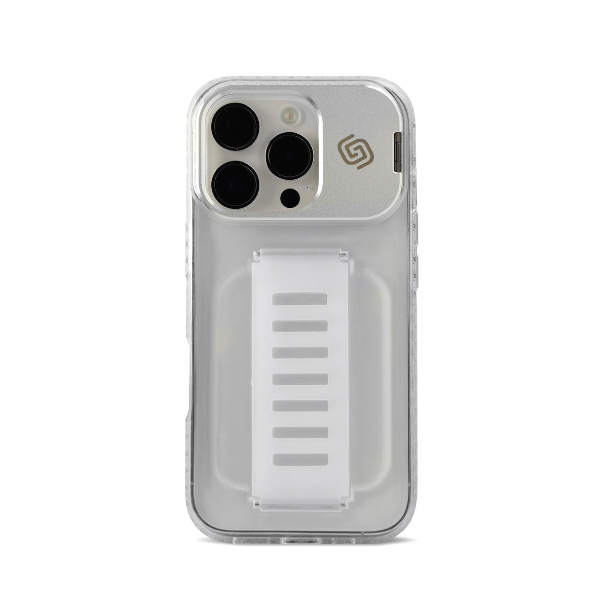 Grip2U iPhone 16 Pro Boost Case with Kickstand | Clear