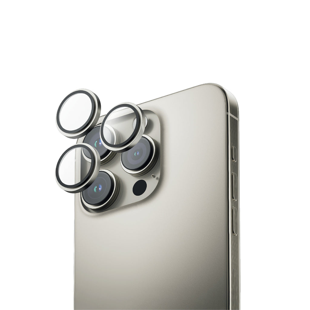 LZEL iPhone 16 Pro/16 Pro Max Crystal Shield | Natural Titanium