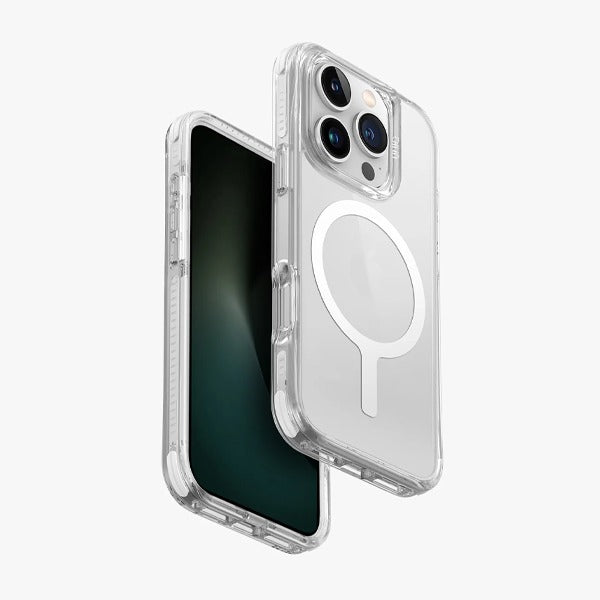Uniq iPhone 16 Pro Hybrid Combat MagSafe Case | Luminous White