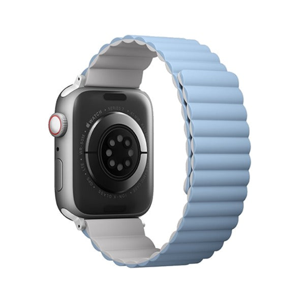 Uniq Apple Watch 38/40/41MM Revix Reversible Magnetic | Arctic White/Blue