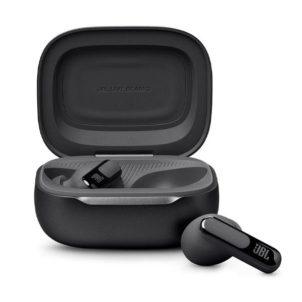 JBL Live Beam 3 True Wireless Earbuds with Screen | Black