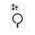 LZEl iPhone 16 Pro Max MagClear Fusion Case With MagSafe Clear|Black
