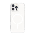 LZEl iPhone 16 Pro MagClear Fusion Case With MagSafe Clear | White
