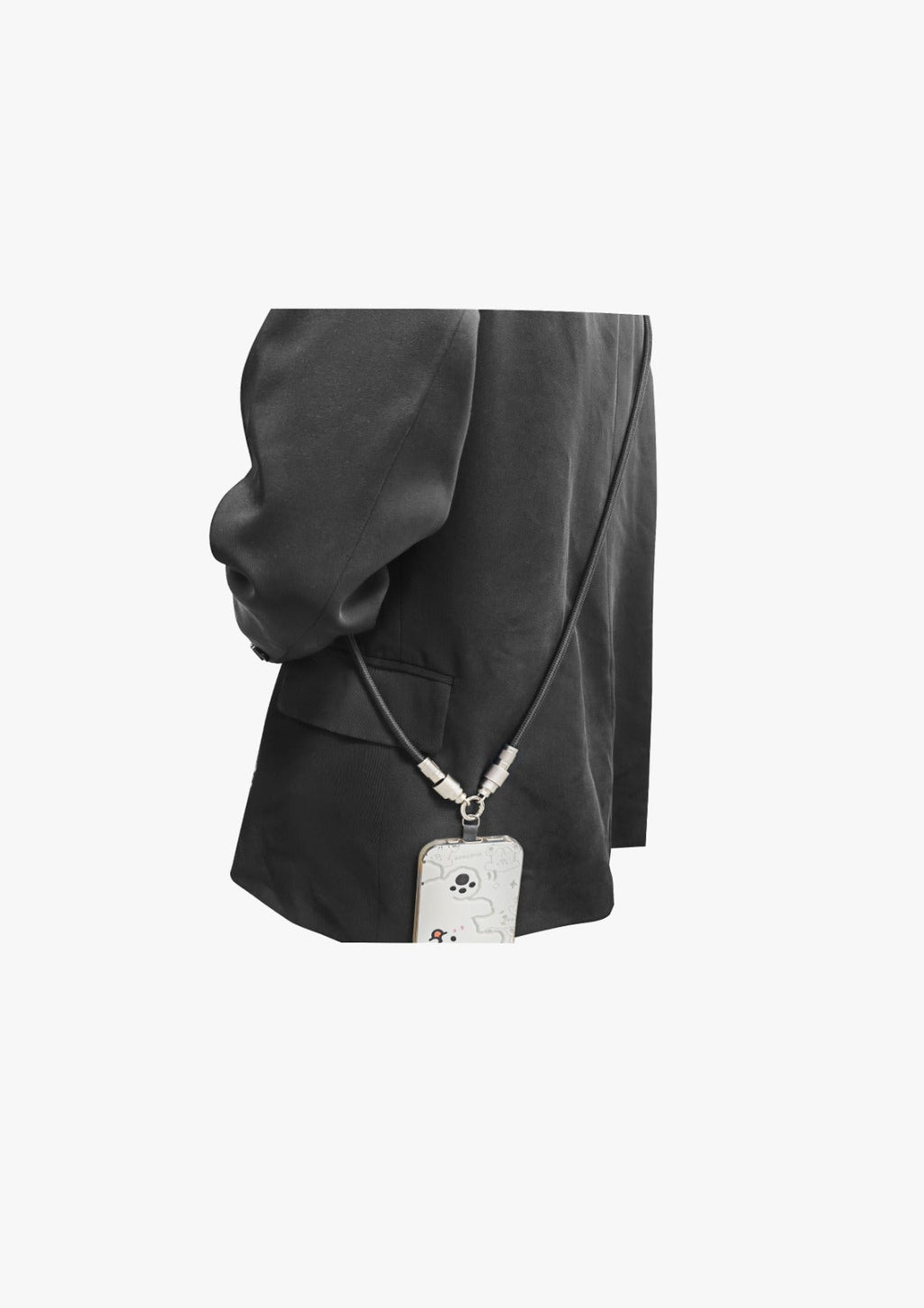 Asli Global USB-C to USB-C Zinc Alloy Braided 65W Lanyard Cable 0.3M